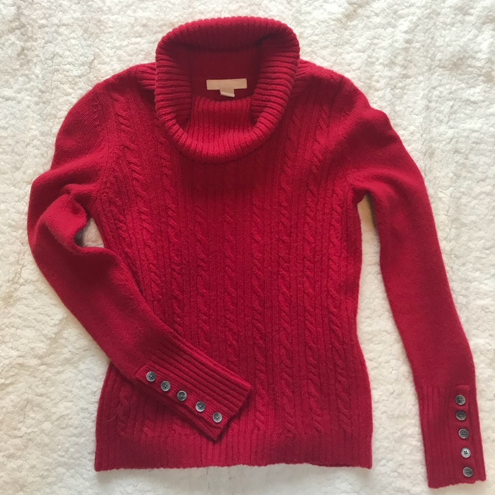 Banana Republic Cashmere Cable-Knit Sweater